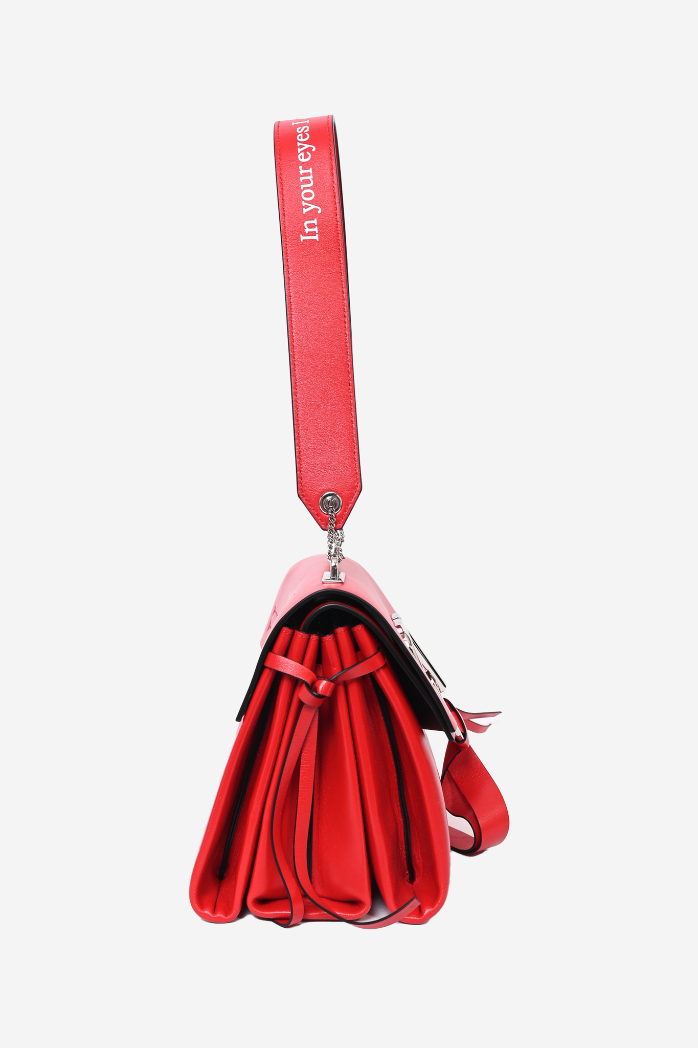 Valentino Red Leather 'Love' Shoulder Bag