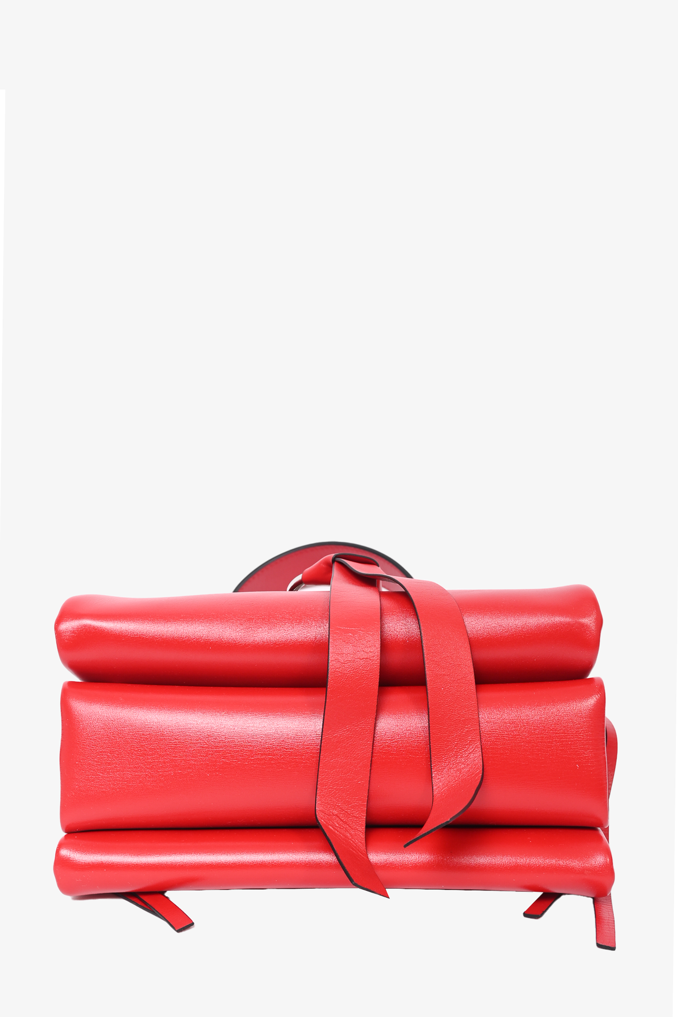 Valentino Red Leather 'Love' Shoulder Bag