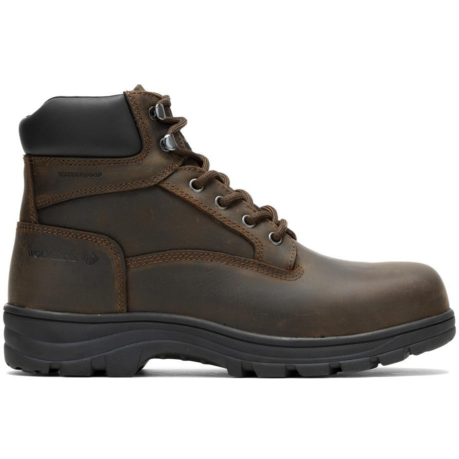 Wolverine Men's Carlsbad Steel Toe WP Work Boot - Brown - W231123