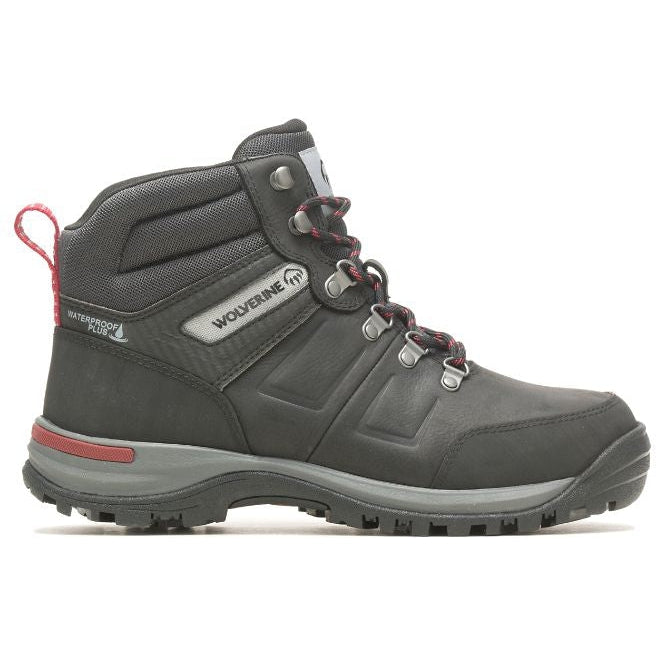 Wolverine Men's Chisel 6 Soft Toe WP Slip Resist Work Boot -Black- W230027