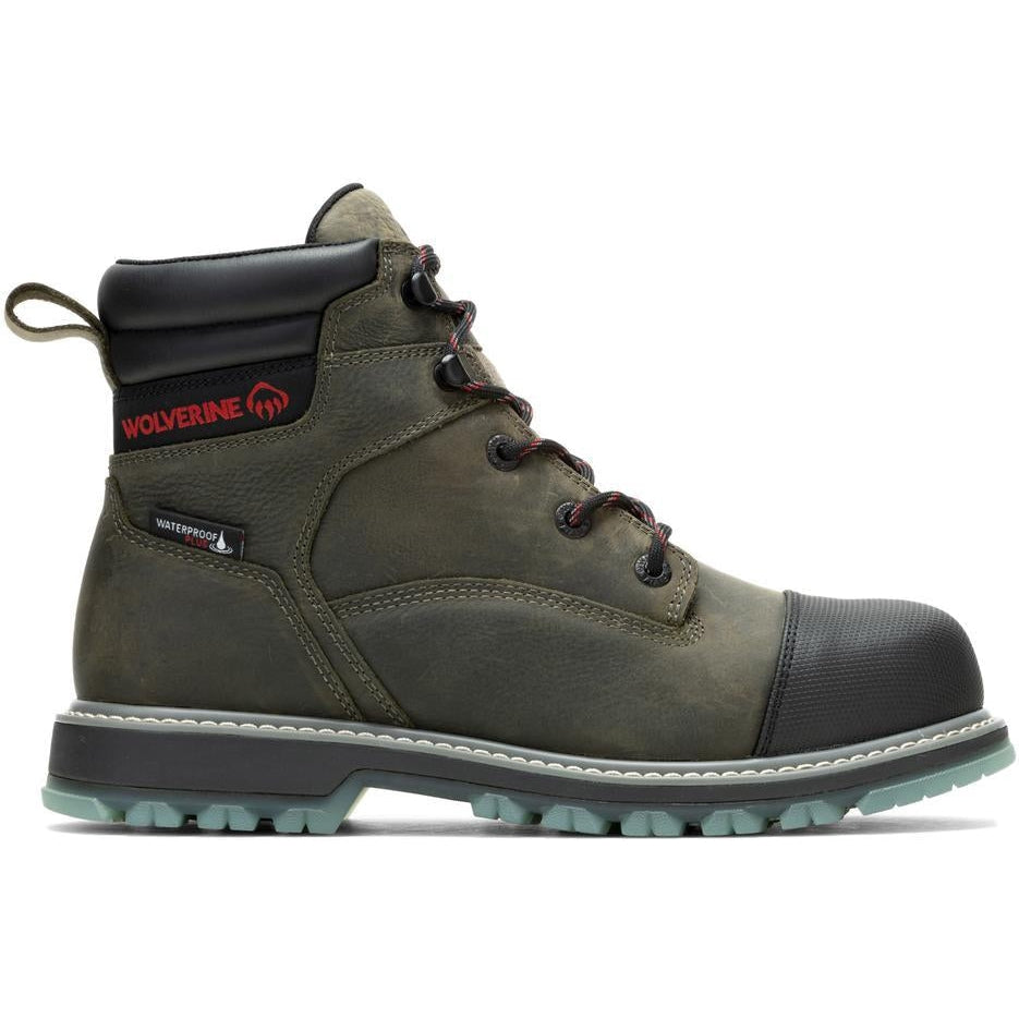 Wolverine Men's Floorhand Lx Cp Steel Toe WP Work Boot -Bungee- W231099