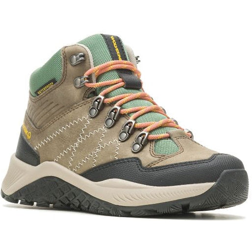 Wolverine Women's Luton Mid WP Outdoor Hiker Boot -Sage- W880385